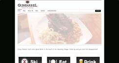 Desktop Screenshot of gunbarreltavern.com