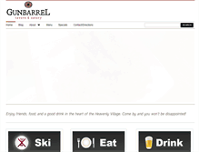 Tablet Screenshot of gunbarreltavern.com